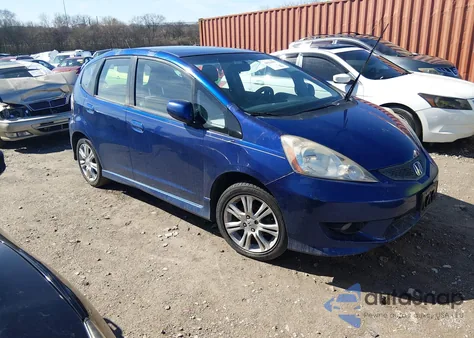 2009 Honda Fit Sport z USA, uszkodzony, nr VIN JHMGE87439C002696